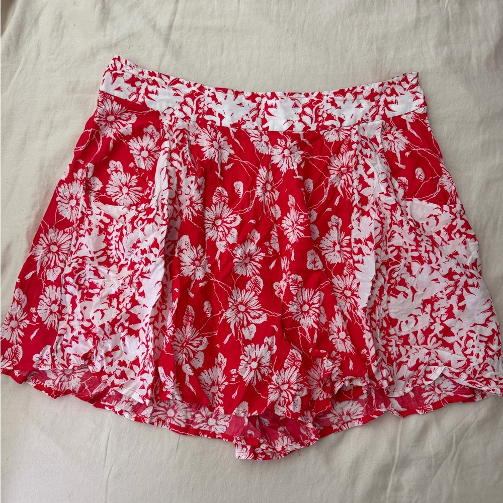 Free People Floral Shorts